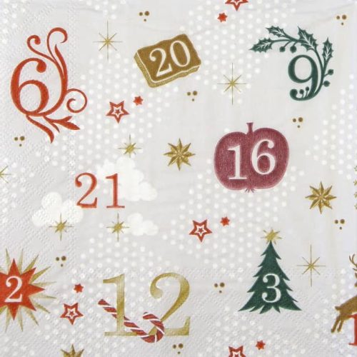 Paper Napkin Advent Calendar