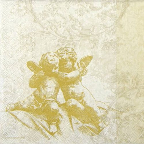 Paper Napkin - Classic Angels Gold