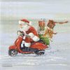 Paper Napkins - Lightning Fast Santa (20 pieces)