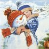 Paper Napkins - Sweet Snowman (20 pieces)