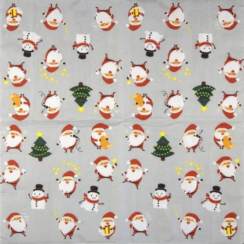 Paper Napkin Dancing ChristmasGnomes