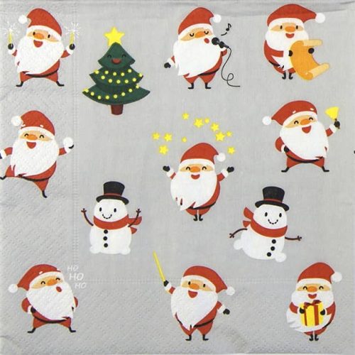 Paper Napkin Dancing Christmas