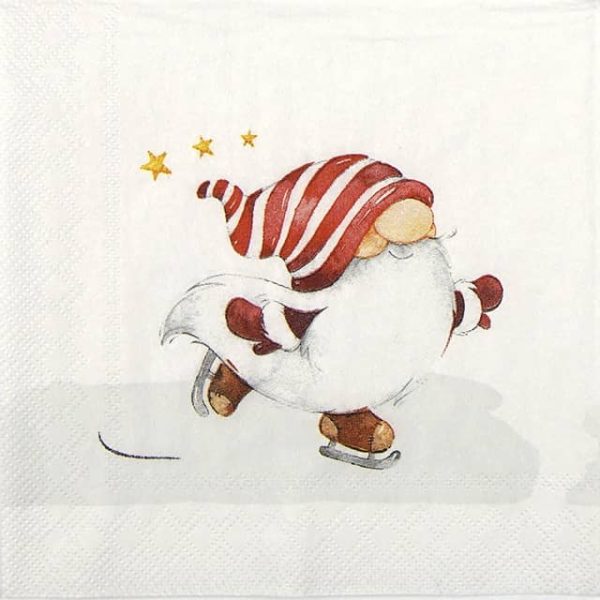 Paper Napkin skating dwarf