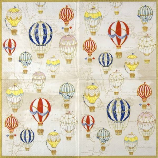 Paper Napkin - Air Balloons
