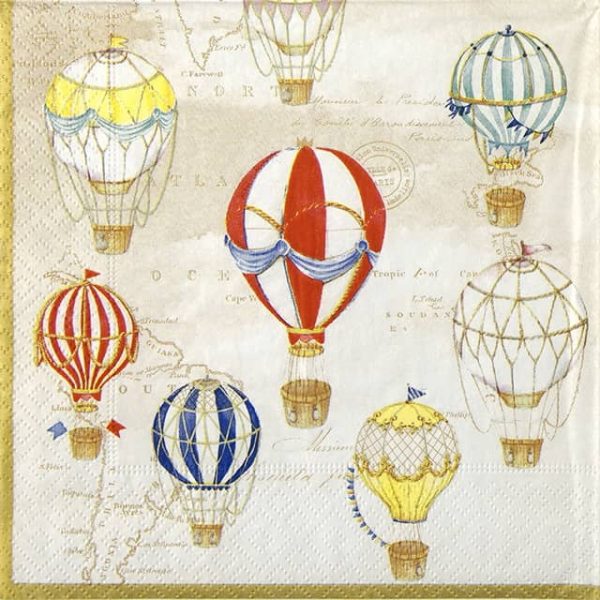 Paper Napkin - Air Balloons