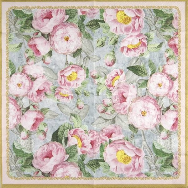 Paper Napkin - Roses in Bloom