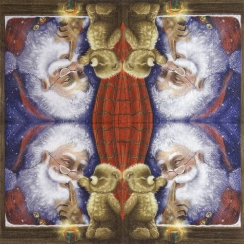 Paper Napkin - Surprise from Santa