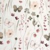 Papen Napkin - Delicate Flowers with Butterflies burgundy