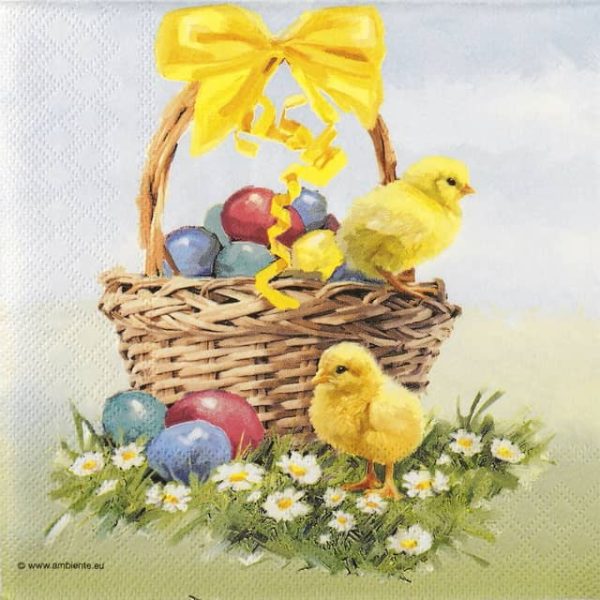 Paper Napkin Easter Basket