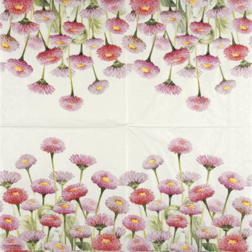 Paper Napkin Painted Bellis