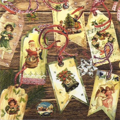Paper Napkin - Christmas Greetings