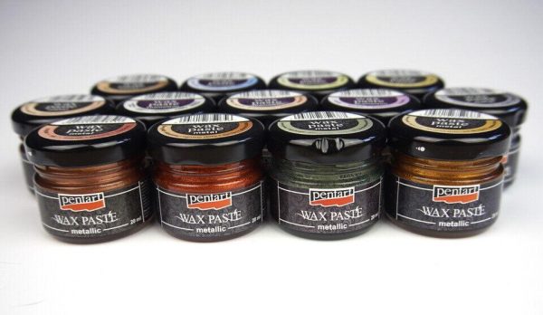 Pentart Metallic and Chameleon Wax Paste Beeswax based 20ml