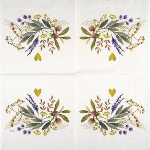 Paper Napkin Provence flowers