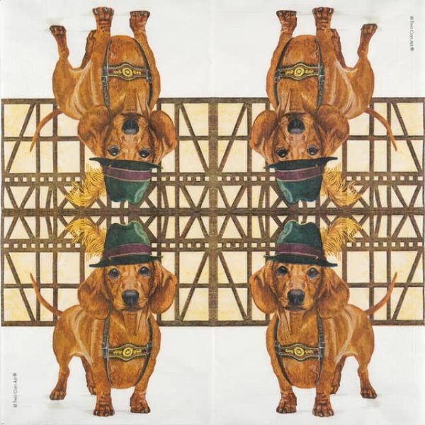 Paper Napkins - Two Can Art: Schnitzel (20 pieces) - Image 2