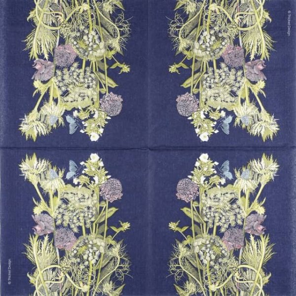 Single Decoupage Napkin - Thicket Design: Spring Bouquet - Image 2