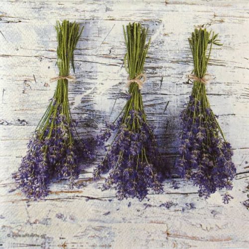 Paper Napkins - Lavender Bouquets (20 pieces)