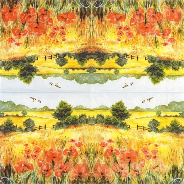 Paper Napkins - Wheat Fields (20 pieces) - Image 2