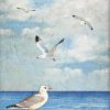 Stamperia Rice Paper A4 - Blue Dream Seagulls