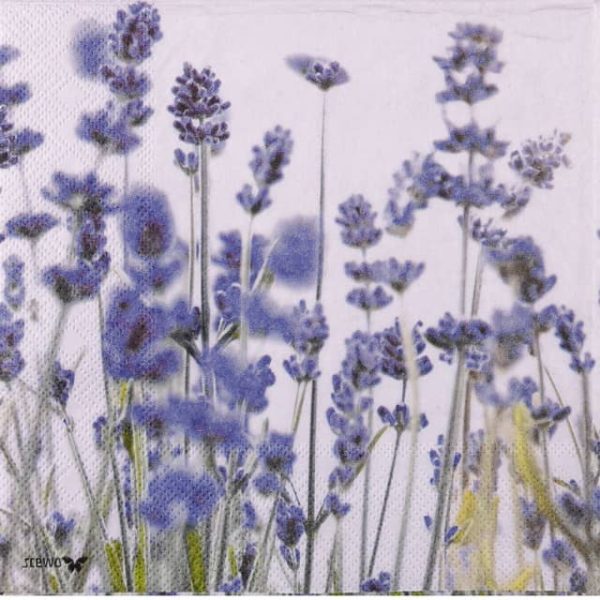 Paper Napkin Lavenders