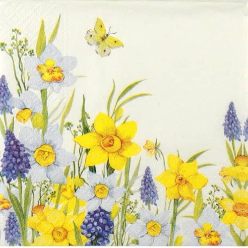 Paper Napkin - Spring Daffodills