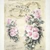 Rice Paper - Two Roses Bouquets (22 x 32cm)