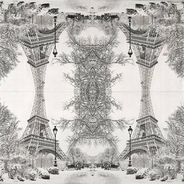 Paper Napkin - Winter in Paris