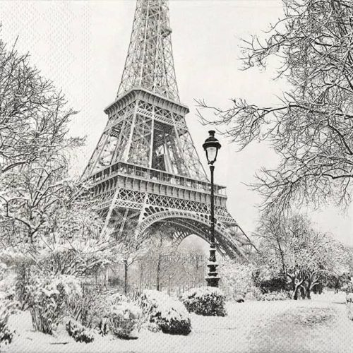 Paper Napkin - Winter in Paris