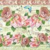 Rice Paper - Score and roses