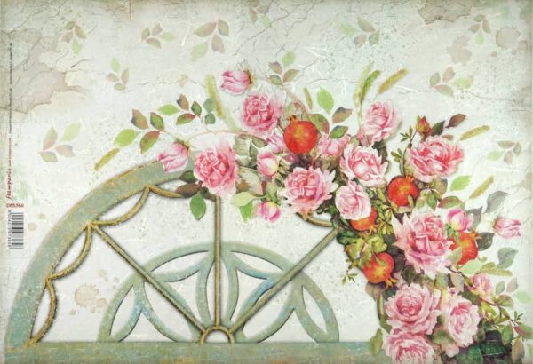 Rice Paper - Arch with Roses