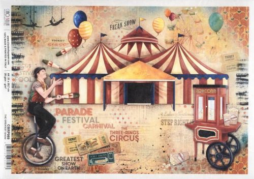 Rice Paper - The Greatest Show (22 x 32cm)
