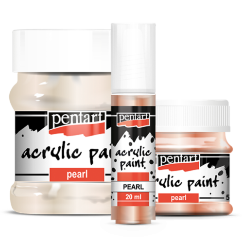 Pentart Acrylic Paint Pearl 50ml various Colors