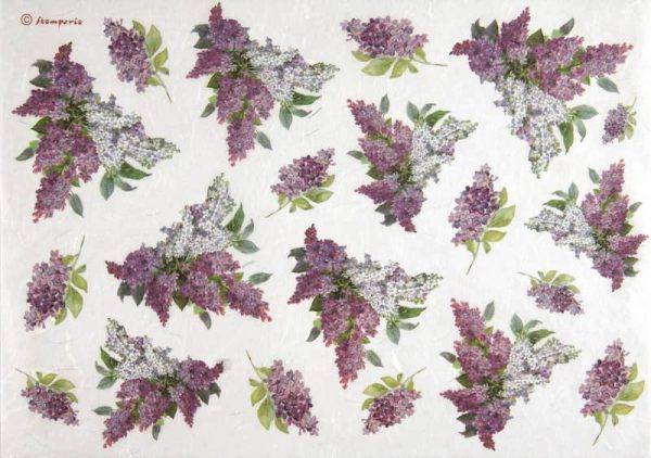 Rice Paper - Texture with lilac