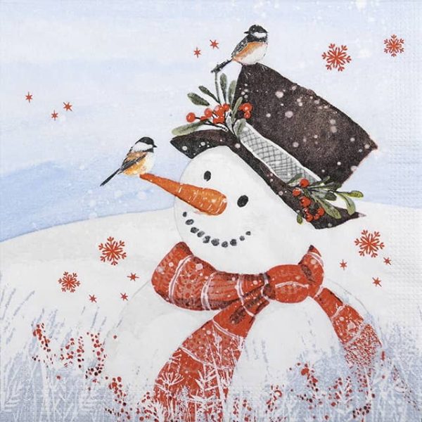 Paper Napkin Snowman
