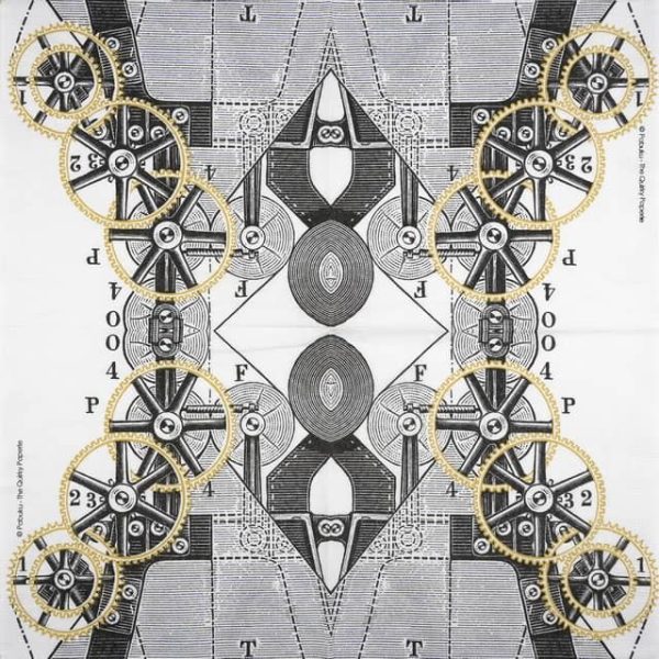 Single Decoupage Napkin - Pabuku: Clockwork - Image 2