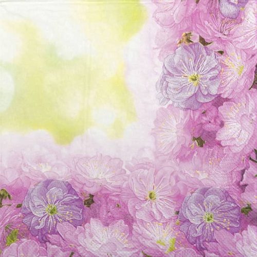 Paper Napkin - Blossoming Cherry Frame