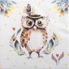 Paper Napkin - Flower Owl