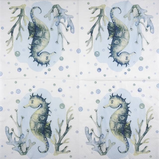 Paper Napkin - Seahorse