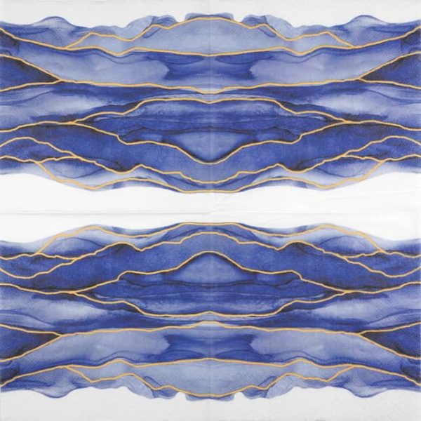 Paper Napkin - Watercolor Waves