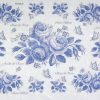 Rice Paper - Blue Roses
