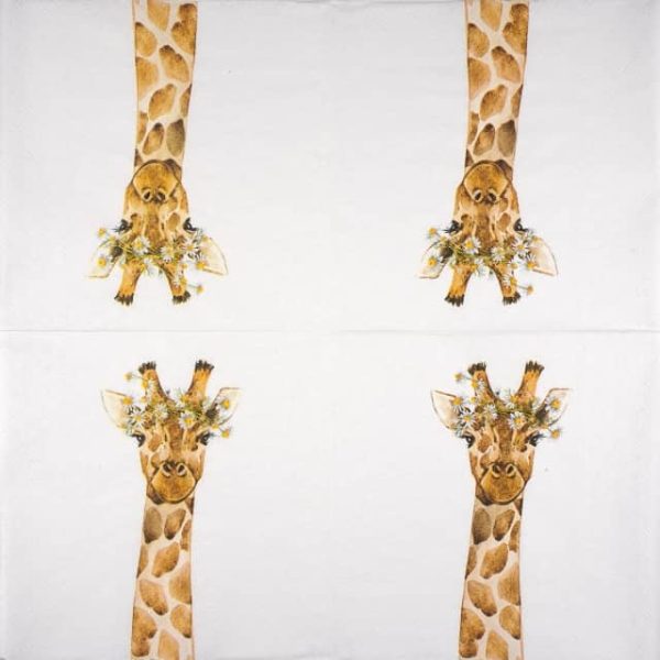 Paper Napkin giraffe