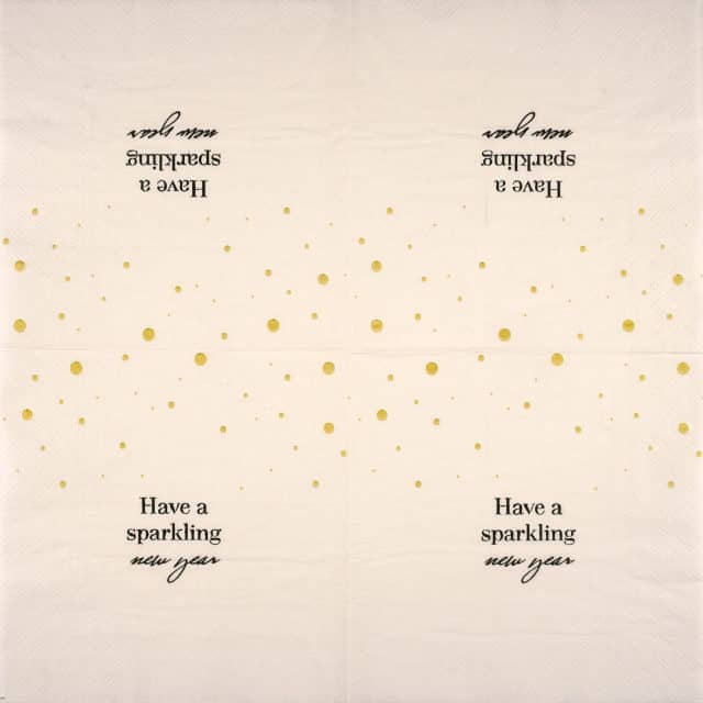 Paper Napkin - Have a sparkling New Year