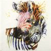 Paper Napkin - Rainbow Zebras