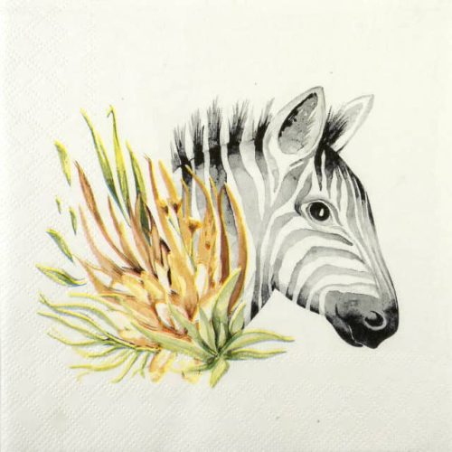 Paper Napkin - Tropical Zebra