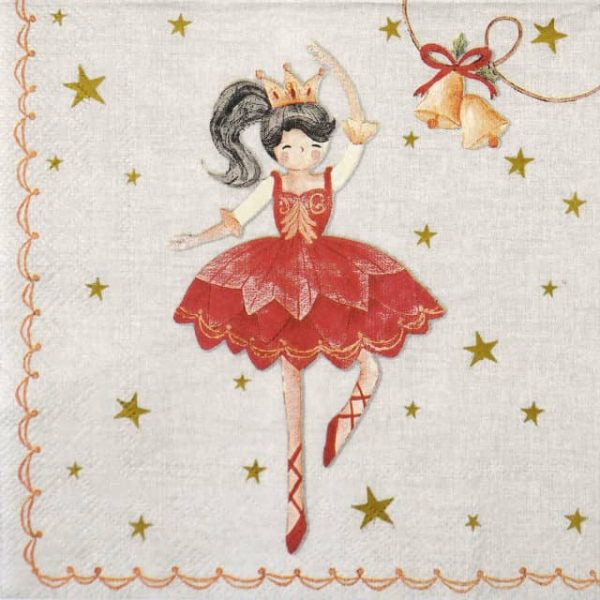 Paper Napkin - Ballet Dancer