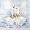 Paper Napkin - Two Goose Friends