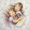 Paper Napkins - Two Christmas Angels (20 pieces)