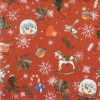 Paper Napkin - Snow Globe Allower red