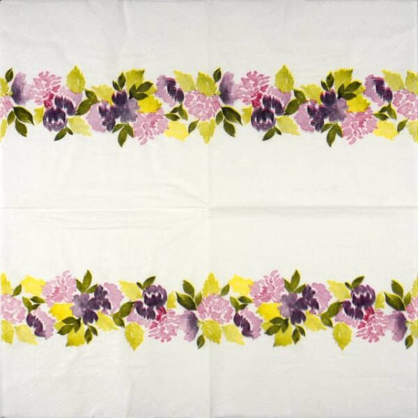 Paper Napkin - Garland spring