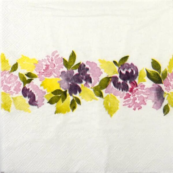 Paper Napkin - Garland spring
