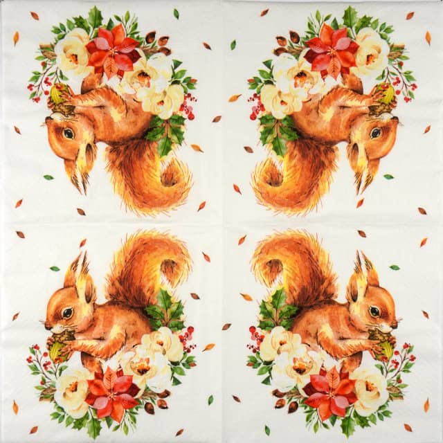 Paper Napkin - Sweet Squirrel